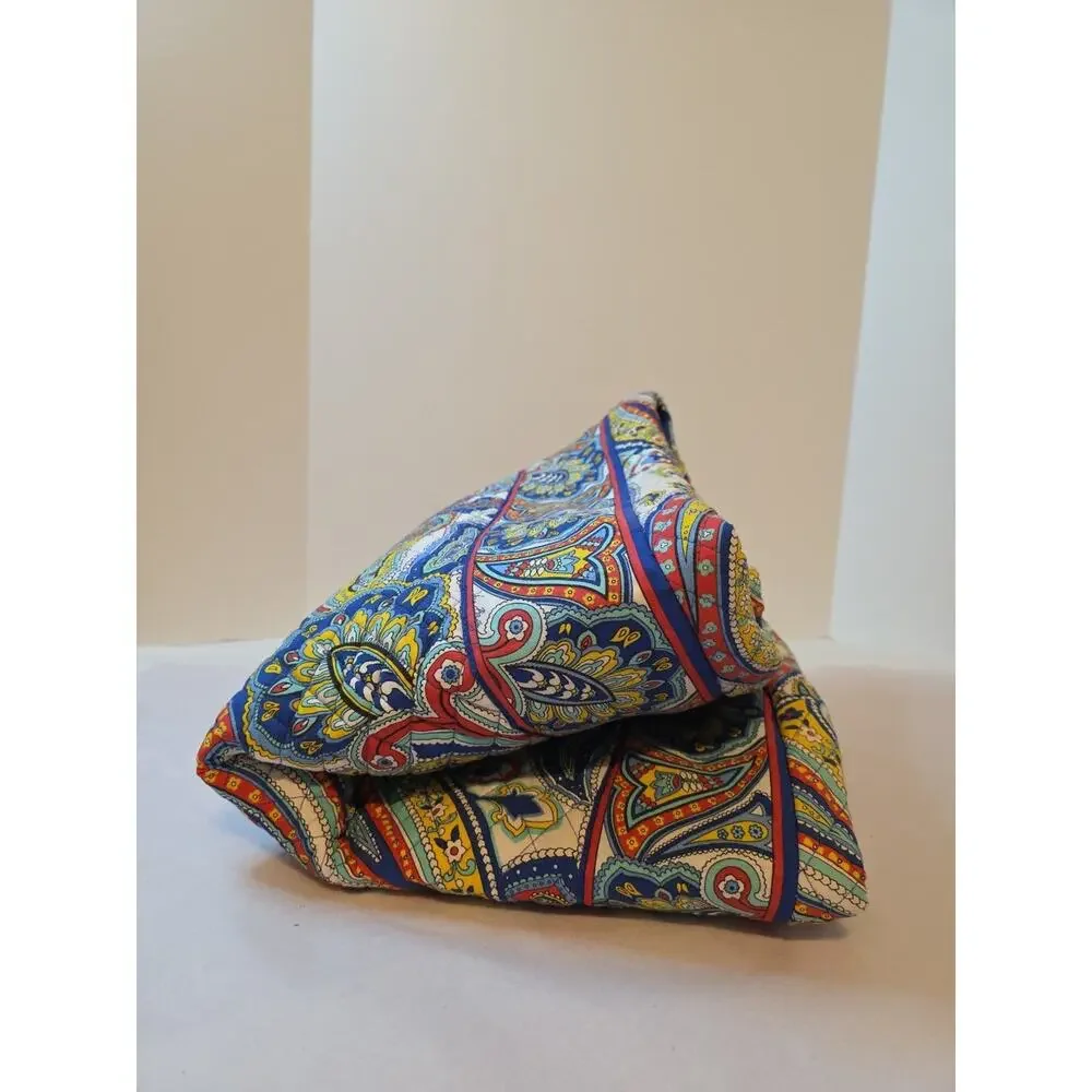 Vera Bradley Marina Paisley RARE Garment Bag Floral Quilted Hanging Travel Bag